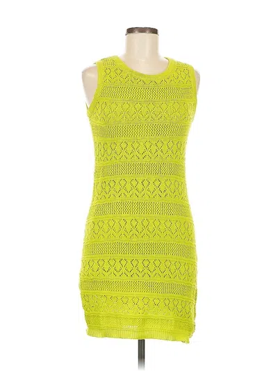 Pre-owned C&c California Casual Dress In Green