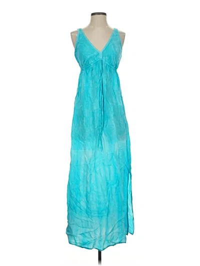 Pre-owned C&c California Casual Dress In Teal