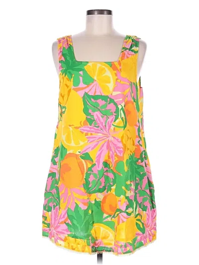 Pre-owned C&c California Casual Dress In Yellow