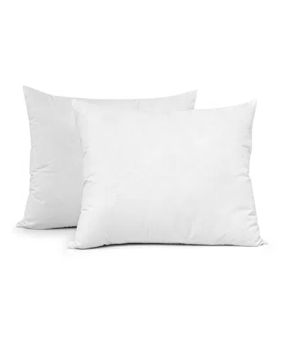 C&c California Crescent Embossed 2-pack Pillow, Standard In White
