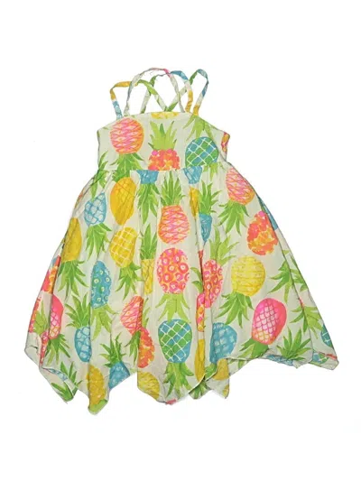 Pre-owned C&c California Kids' Dress In Yellow
