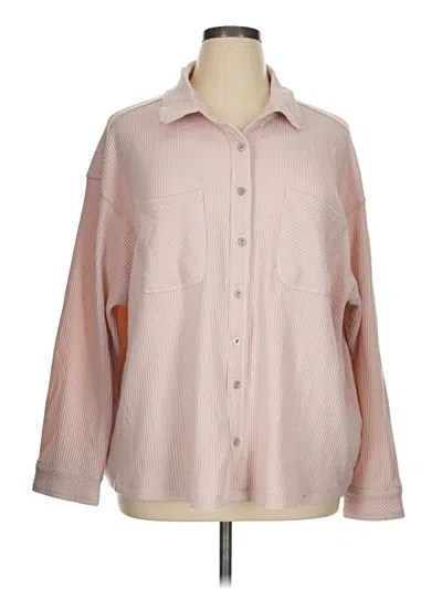 Pre-owned C&c California Fleece Jacket In Pink