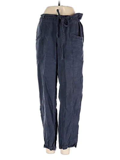 Pre-owned C&c California Linen Pants In Blue