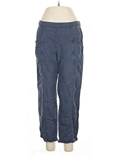 Pre-owned C&c California Linen Pants In Blue