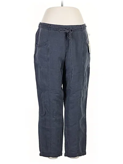 Pre-owned C&c California Linen Pants In Blue