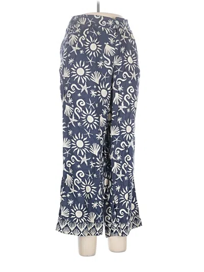 Pre-owned C&c California Linen Pants In Blue