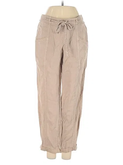 Pre-owned C&c California Linen Pants In Brown