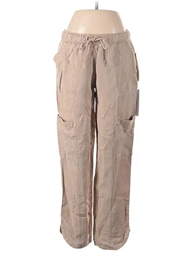 Pre-owned C&c California Linen Pants In Brown
