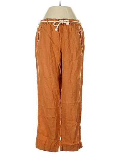 Pre-owned C&c California Linen Pants In Brown