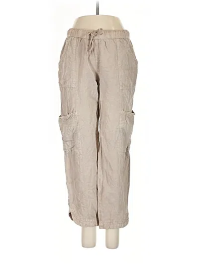 Pre-owned C&c California Linen Pants In Brown