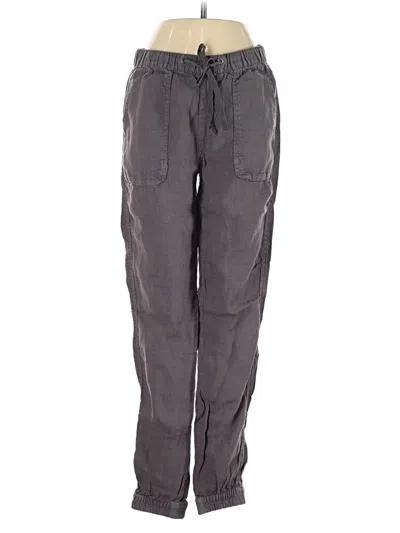 Pre-owned C&c California Linen Pants In Gray