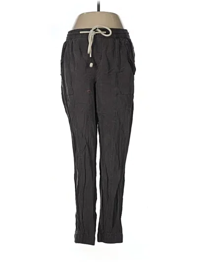 Pre-owned C&c California Linen Pants In Gray