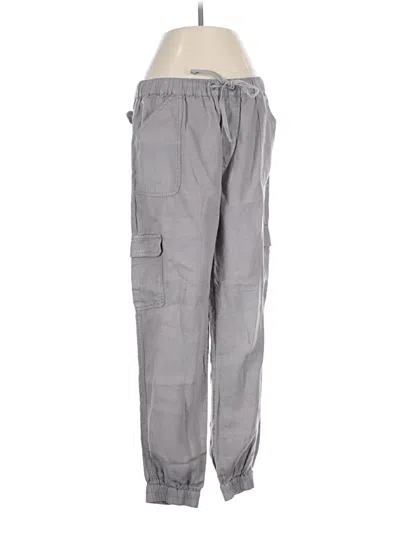 Pre-owned C&c California Linen Pants In Gray