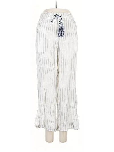 Pre-owned C&c California Linen Pants In Ivory
