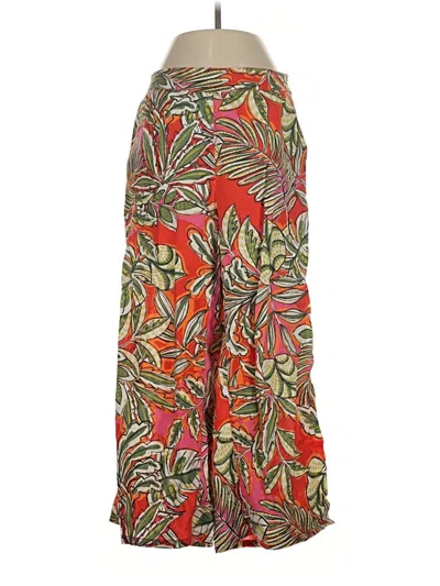 Pre-owned C&c California Linen Pants In Red