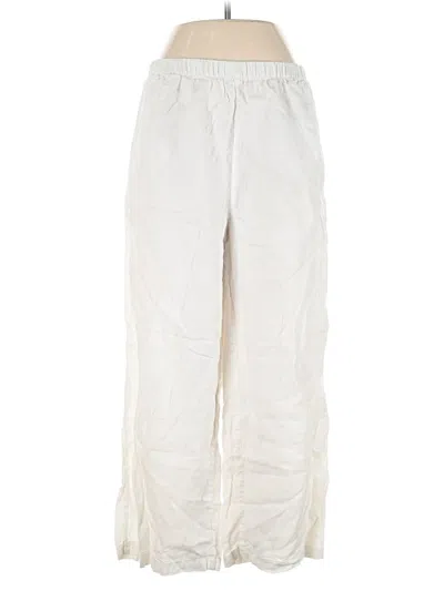 Pre-owned C&c California Linen Pants In White
