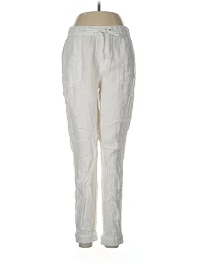Pre-owned C&c California Linen Pants In White