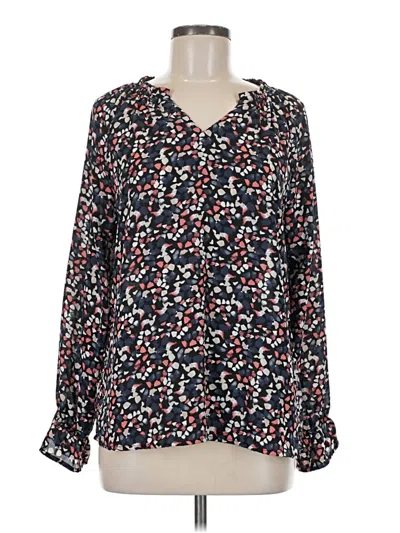 Pre-owned C&c California Long Sleeve Blouse In Black