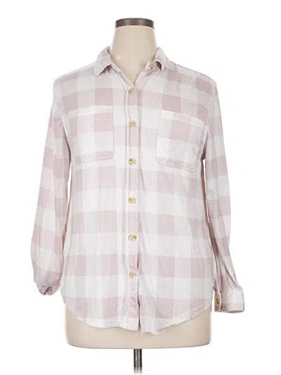 Pre-owned C&c California Long Sleeve Blouse In Pink