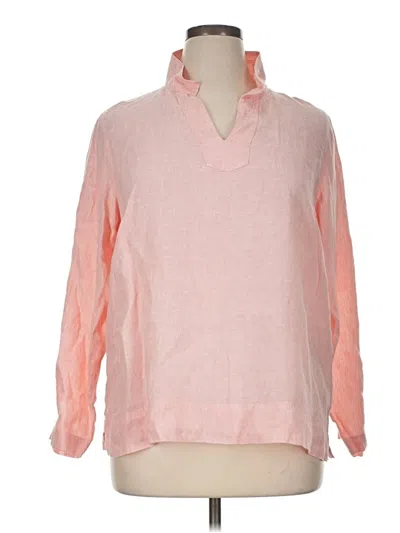 Pre-owned C&c California Long Sleeve Blouse In Pink
