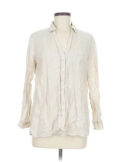 Pre-owned C&c California Long Sleeve Blouse In White