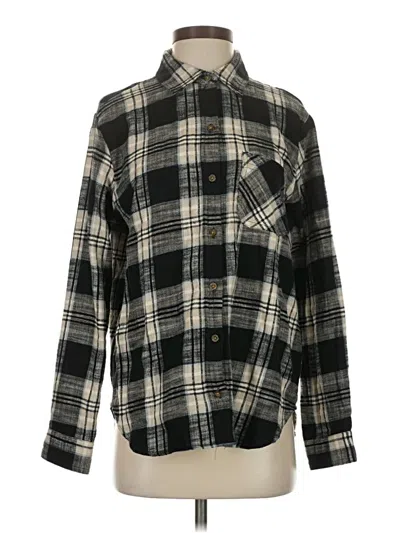 Pre-owned C&c California Long Sleeve Button Down Shirt In Black