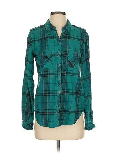 Pre-owned C&c California Long Sleeve Button Down Shirt In Blue