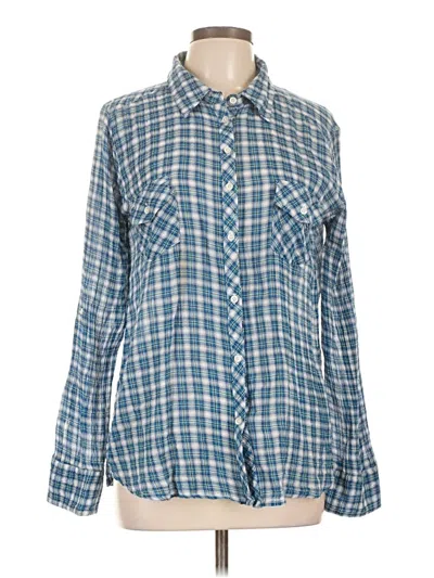 Pre-owned C&c California Long Sleeve Button Down Shirt In Blue