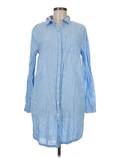 Pre-owned C&c California Long Sleeve Button Down Shirt In Blue