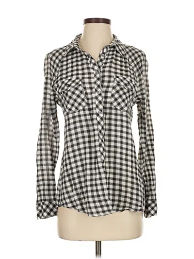 Pre-owned C&c California Long Sleeve Button Down Shirt In Gray