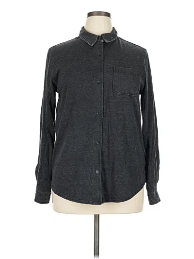 Pre-owned C&c California Long Sleeve Button Down Shirt In Gray