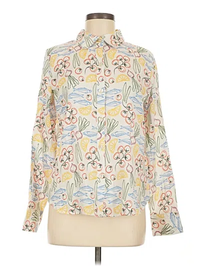 C&c California Long Sleeve Button Down Shirt In Ivory