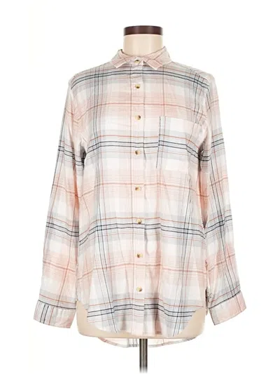 Pre-owned C&c California Long Sleeve Button Down Shirt In White