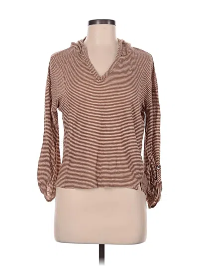 Pre-owned C&c California Long Sleeve T-shirt In Brown