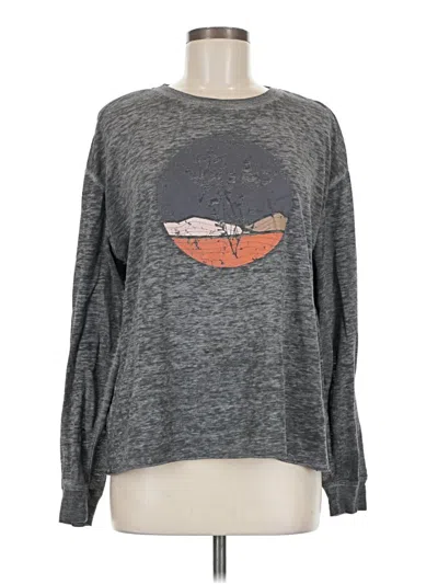 Pre-owned C&c California Long Sleeve T-shirt In Gray