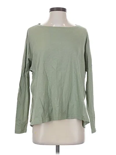 Pre-owned C&c California Long Sleeve T-shirt In Green