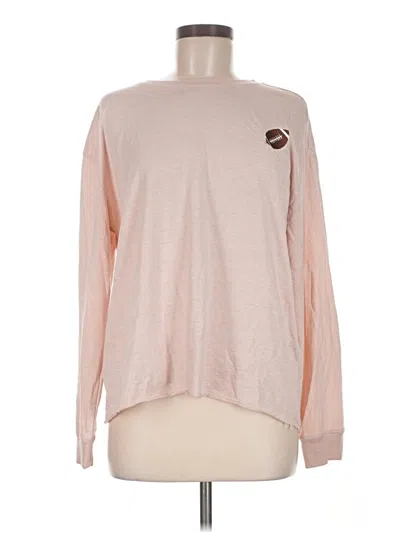 Pre-owned C&c California Long Sleeve T-shirt In Pink