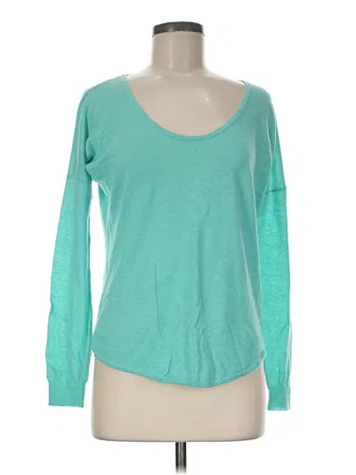 Pre-owned C&c California Long Sleeve T-shirt In Teal