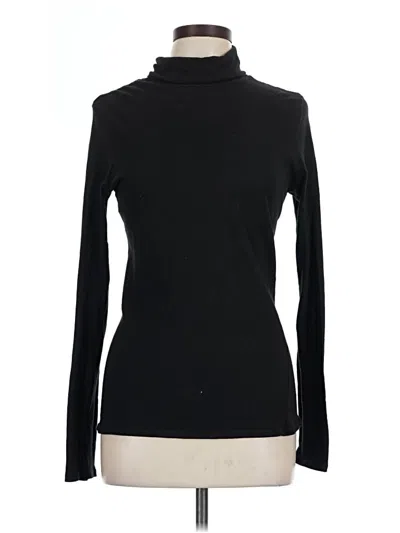 Pre-owned C&c California Long Sleeve Turtleneck In Black