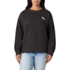 C&c California C & C California Nora Burn Embroidered Critter Fleece Sweatshirt In Black