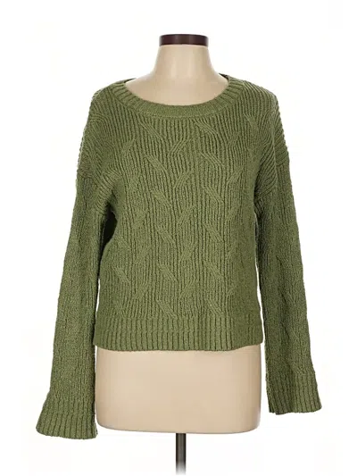 Pre-owned C&c California Pullover Sweater In Green