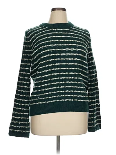 Pre-owned C&c California Pullover Sweater In Green