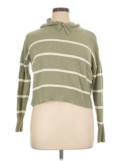 Pre-owned C&c California Pullover Sweater In Green