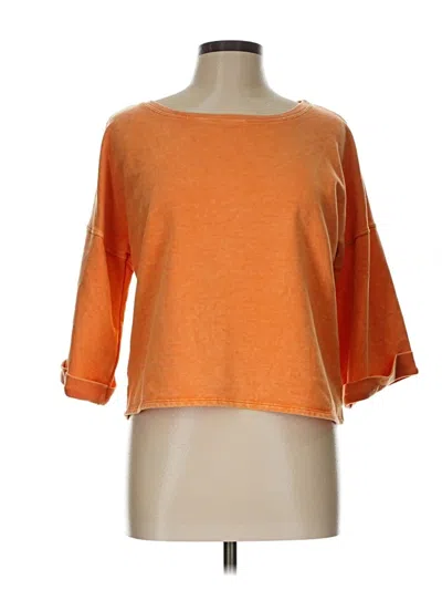 Pre-owned C&c California Pullover Sweater In Orange