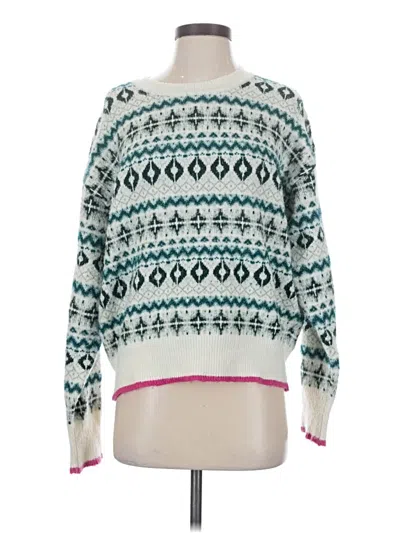 Pre-owned C&c California Pullover Sweater In White