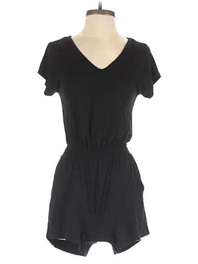 Pre-owned C&c California Romper In Black