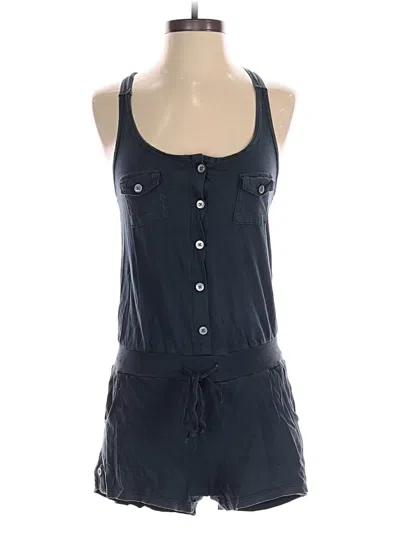 Pre-owned C&c California Romper In Blue