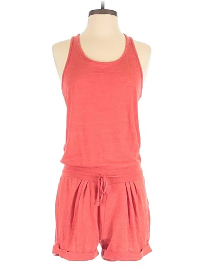 Pre-owned C&c California Romper In Red