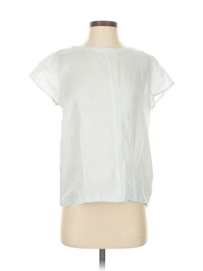 Pre-owned C&c California Short Sleeve Blouse In Silver