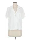 C&c California Short Sleeve Blouse In White